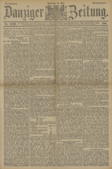 Danziger Zeitung. Jg.33, Nr. 18299 (21 Mai 1890) - Abend-Ausgabe. + dod.