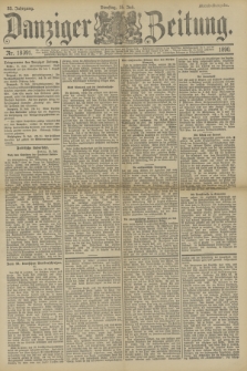 Danziger Zeitung. Jg.33, Nr. 18391 (15 Juli 1890) - Abend-Ausgabe.
