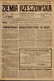 Ziemia Rzeszowska : czasopismo narodowe. 1929, nr 46