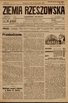 Ziemia Rzeszowska : czasopismo narodowe. 1929, nr 48