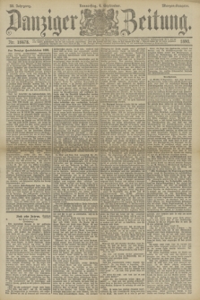 Danziger Zeitung. Jg.33, Nr. 18478 (4 September 1890) - Morgen-Ausgabe.