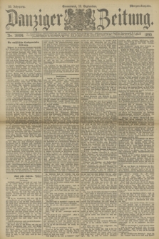 Danziger Zeitung. Jg.33, Nr. 18494 (13 September 1890) - Morgen-Ausgabe.