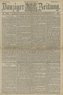 Danziger Zeitung. Jg.33, Nr. 18506 (20 September 1890) - Morgen-Ausgabe.