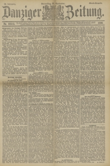 Danziger Zeitung. Jg.33, Nr. 18515 (25 September 1890) - Abend-Ausgabe.