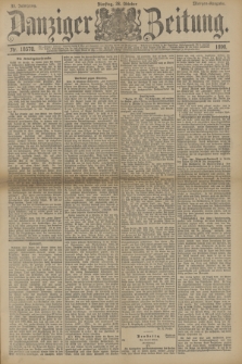 Danziger Zeitung. Jg.33, Nr. 18570 (28 Oktober 1890) - Morgen-Ausgabe.