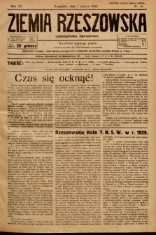 Ziemia Rzeszowska : czasopismo narodowe. 1930, nr 10