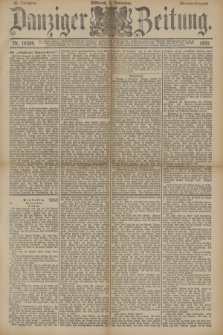 Danziger Zeitung. Jg.33, Nr. 18584 (5 November 1890) - Morgen-Ausgabe.