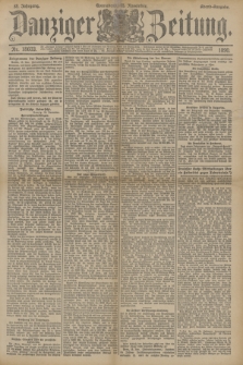 Danziger Zeitung. Jg.33, Nr. 18603 (15 November 1890) - Abend-Ausgabe. + dod.