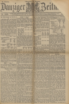 Danziger Zeitung. Jg.33, Nr. 18626 (29 November 1890) - [Morgen-Ausgabe.]