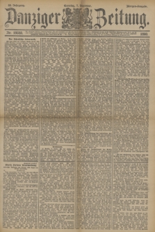 Danziger Zeitung. Jg.33, Nr. 18640 (7 Dezember 1890) - Morgen-Ausgabe. + dod.