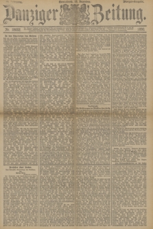 Danziger Zeitung. Jg.33, Nr. 18662 (19 Dezember 1890) - Morgen-Ausgabe.