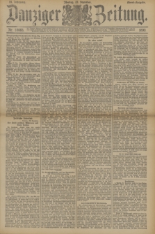 Danziger Zeitung. Jg.33, Nr. 18665 (22 Dezember 1890) - Abend-Ausgabe. + dod.