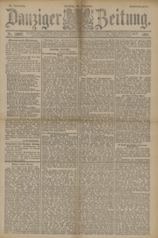 Danziger Zeitung. Jg.33, Nr. 18667 (23 Dezember 1890) - Abend-Ausgabe. + dod.