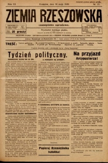 Ziemia Rzeszowska : czasopismo narodowe. 1930, nr 22