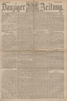Danziger Zeitung. Jg.34, Nr. 18729 (31 Januar 1891) - Abend-Ausgabe.