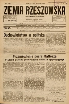 Ziemia Rzeszowska : czasopismo narodowe. 1931, nr 6