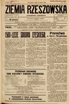 Ziemia Rzeszowska : czasopismo narodowe. 1931, nr 19