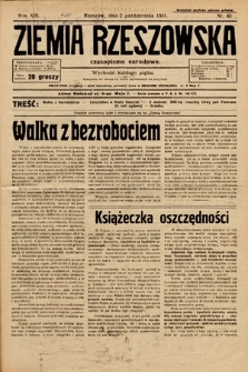 Ziemia Rzeszowska : czasopismo narodowe. 1931, nr 40