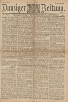 Danziger Zeitung. Jg.36, Nr. 19992 (23 Februar 1893) - Morgen-Ausgabe. + dod.