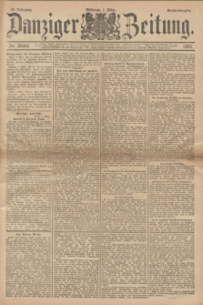 Danziger Zeitung. Jg.36, Nr. 20003 (1 März 1893) - Abend-Ausgabe. + dod.