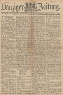 Danziger Zeitung. Jg.36, Nr. 20134 (20 Mai 1893) - Morgen-Ausgabe. + wkładka
