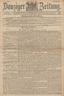 Danziger Zeitung. Jg.36, Nr. 20189 (22 Juni 1893) - Abend-Ausgabe. + dod.