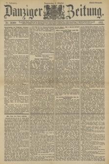 Danziger Zeitung. Jg.36, Nr. 20369 (5 Oktober 1893) - Abend-Ausgabe. + dod.
