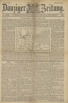 Danziger Zeitung. Jg.36, Nr. 20378 (11 Oktober 1893) - Morgen-Ausgabe.