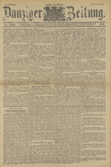 Danziger Zeitung. Jg.36, Nr. 20383 (13 Oktober 1893) - Abend-Ausgabe. + dod.
