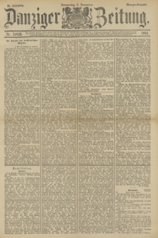Danziger Zeitung. Jg.36, Nr. 20428 (9 November 1893) - Morgen-Ausgabe.