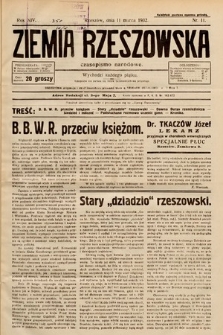 Ziemia Rzeszowska : czasopismo narodowe. 1932, nr 11