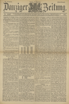Danziger Zeitung. Jg.36, Nr. 20477 (8 Dezember 1893) - Abend-Ausgabe. + dod.