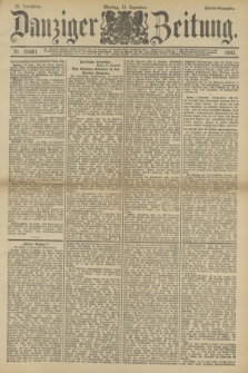 Danziger Zeitung. Jg.36, Nr. 20481 (11 Dezember 1893) - Abend-Ausgabe. + dod.
