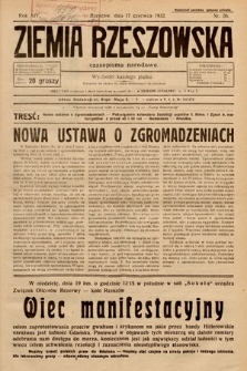 Ziemia Rzeszowska : czasopismo narodowe. 1932, nr 26