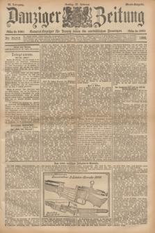 Danziger Zeitung : General-Anzeiger für Danzig sowie die nordöstlichen Provinzen. Jg.38, Nr. 21212 (22. Februar 1895) - Abend Ausgabe + dod.