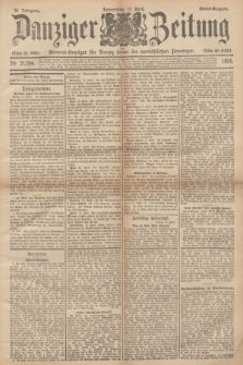 Danziger Zeitung : General-Anzeiger für Danzig sowie die nordöstlichen Provinzen. Jg.38, Nr. 21294 (11 April 1895) - Abend-Ausgabe. + dod.