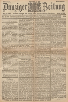 Danziger Zeitung : General-Anzeiger für Danzig sowie die nordöstlichen Provinzen. Jg.38, Nr. 21394 (13 Juni 1895) - Abend=Ausgabe. + dod.