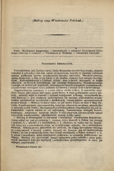 Wiadomości Polskie. R. 1, 1854, cz. 1, nr 3