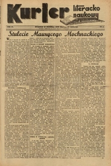 Kurjer Literacko-Naukowy. 1935, nr 2