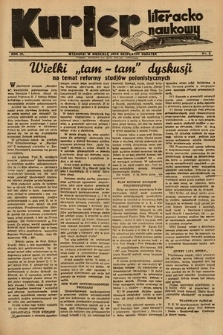 Kurjer Literacko-Naukowy. 1935, nr 3