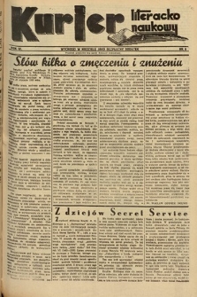 Kurjer Literacko-Naukowy. 1935, nr 8