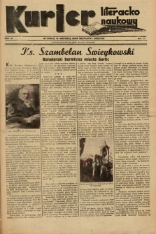 Kurjer Literacko-Naukowy. 1935, nr 17