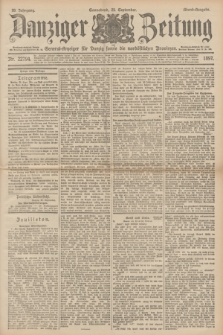 Danziger Zeitung : General-Anzeiger für Danzig sowie die nordöstlichen Provinzen. Jg.39, Nr. 22794 (25 September 1897) - Abend-Ausgabe. + dod.