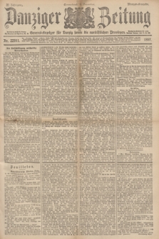 Danziger Zeitung : General-Anzeiger für Danzig sowie die nordöstlichen Provinzen. Jg.39, Nr. 22911 (4 Dezember 1897) - Morgen-Ausgabe.