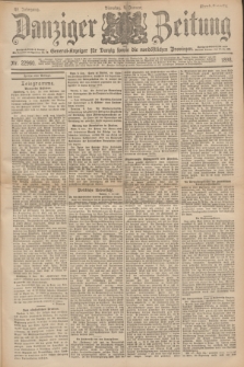 Danziger Zeitung : General-Anzeiger für Danzig sowie die nordöstlichen Provinzen. Jg.40, Nr. 22960 (4 Januar 1898) - Abend-Ausgabe. + dod.
