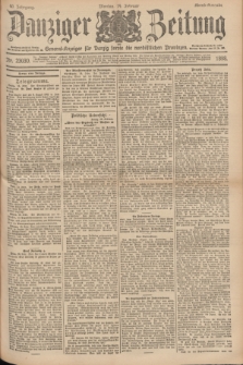 Danziger Zeitung : General-Anzeiger für Danzig sowie die nordöstlichen Provinzen. Jg.40, Nr. 23030 (14 Februar 1898) - Abend-Ausgabe. + dod.