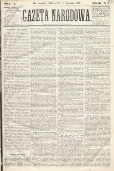 Gazeta Narodowa. 1867, nr 4