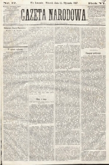 Gazeta Narodowa. 1867, nr 12