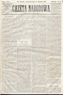 Gazeta Narodowa. 1867, nr 14