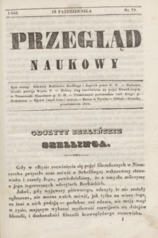 Przegląd Naukowy. 1842, nr 29 (10 października)